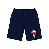 Graphic Shorts Skull Flag Navy S