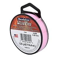 Beadalon Wildfire008 In 020 Mm Break Strength 12 Lb 55 Kg Pink 125 Yd 114 M