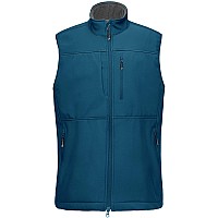 33 000Ft Mens Lightweight Softshell Vest Outerwear Zip Up Fleece Lined Windproof Sleeveless Jacket For Golf Running Hiking