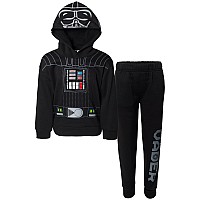 Star Wars Darth Vader Little Boys Fleece Pullover Hoodie Pants Black 78