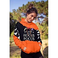 Fayaleq Halloween Sweatshirts For Women Halloween Graphic Long Sleeve Shirt Half Zipper Lapel Casual Pullover Top