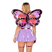 5120 Butterfly Wings One Size Lavenderpurple