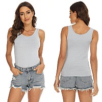 Bqtq 5 Pcs Basic Tank Tops For Women Undershirt Tank Top Sleeveless Under Shirts S