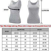 Bqtq 5 Pcs Basic Tank Tops For Women Undershirt Tank Top Sleeveless Under Shirts S