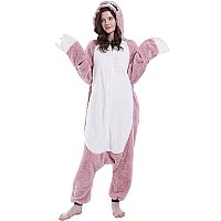 Darkcom Animal Onesie Unisex Adult Christmas Pajamas Cosplay Sloth Homewear One Piece Sleepwear Medium