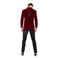 Pb139 Playboy Smoke Lounge Gent Xlarge Burgundy