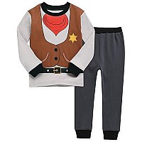 Vaenait Baby Infant Kids Toddler Boys Girls Halloween Novelty Pajama Set Cowboy S