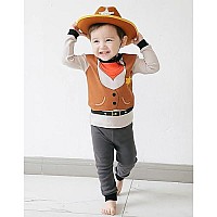 Vaenait Baby Infant Kids Toddler Boys Girls Halloween Novelty Pajama Set Cowboy S