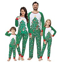 Ventelan Family Matching Christmas Pajamas Set Holiday Santa Claus Sleepwear Xmas Loungewear Set For Couples And Kids Women Xl