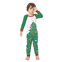 Ventelan Family Matching Christmas Pajamas Set Holiday Santa Claus Sleepwear Xmas Loungewear Set For Couples And Kids Women Xl