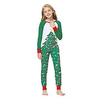 Ventelan Family Matching Christmas Pajamas Set Holiday Santa Claus Sleepwear Xmas Loungewear Set For Couples And Kids Women Xl