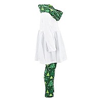 Unique Baby Girls Holly Jolly Scarf Legging Set Christmas Outfit Clothes 9Y Green