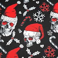 Goodstoworld Office Ugly Christmas Halloween Skull Hat Sweater Adult Presents Women Men Funny Sweatshirts Tacky Xmas Holiday Cou