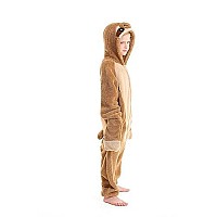 Darkcom Sloth Onesie Animal Unisex Adult Pajamas Flannel One Piece Sheep Cosplay Halloween Costume Gift For Women Men Large