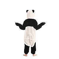 Darkcom Giant Panda Onesie For Kids Kids Animal Pajamas Flannel Cosplay Halloween Costume Parentchild Sleepwear For Girls Boys