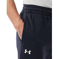 Under Armour Mens Rival Fleece Joggers 001 Black White Large