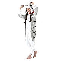 Darkcom Cheese Cat Onesie Unisex Adult Pajamas Flannel One Piece Cosplay Halloween Christmas Costume For Women Men Xlarge