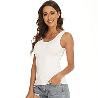 Bqtq 5 Pcs Basic Tank Tops For Women Undershirt Tank Top Sleeveless Under Shirts Xl