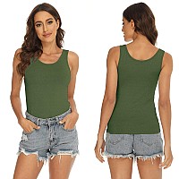 Bqtq 5 Pcs Basic Tank Tops For Women Undershirt Tank Top Sleeveless Under Shirts Xl