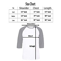 Women 34 Sleeve Baseball Tee Raglan Shirts Jersey Tops Quarter Sleeve Shirt Tees Lbt001 M Blkchc