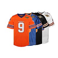 Men 9 Bobby Boucher Football Jersey The Waterboy Mud Dawgs Movie Jersey Adam Sandlerblue Xxlarge