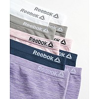 Reebok Girls Underwear Seamless Boyshort Panties 10 Pack Size Large Sharkskinmarble Pinknavywhiteviolet