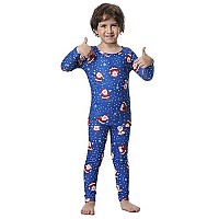 Ventelan Family Matching Christmas Pajamas Set Holiday Santa Claus Sleepwear Xmas Pjs Set For Couples And Kids 8Y