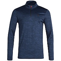 Spyder Mens Active Shirt Quarter Zip Long Sleeve Fitted Performance Pullover 14 Zip Camo Workout Top For Men Sxl Size