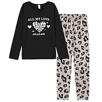 Ventelan Women Pajamas Cute Christmas Sleepwear Comfy Loungewear Set Long Sleeve Night Suits Xxl