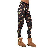 Sissycos Womens Ugly Christmas Crossover Leggings High Waisted Printed Tights Winter Christmas Xlarge