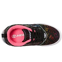 Heelys Girls Pro 20 Prints Little Kidbig Kidadult Blackrainbowpink 6 Big Kid Womens 7 M