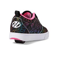 Heelys Girls Pro 20 Prints Little Kidbig Kidadult Blackrainbowpink 6 Big Kid Womens 7 M