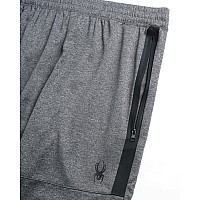 Spyder Mens Active Sweatpants Performance Tech Terry Jogger Pants Workout Gym Sweatpants With Pockets For Men Sxl Size