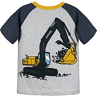 John Deere Boys Tshirt Construction Work