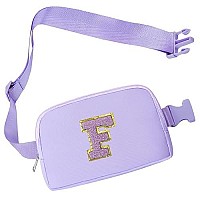 Purple Belt Bag Fanny Waist Pack Small Unique Gifts For Women Teen Girls Birthday Graduation Halloween Thanksgiving Christmas Va