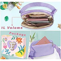 Purple Belt Bag Fanny Waist Pack Small Unique Gifts For Women Teen Girls Birthday Graduation Halloween Thanksgiving Christmas Va