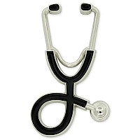 Pinmart Medical Doctor Nurse Stethoscope Enamel Lapel Pin