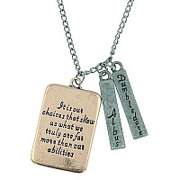 Harry Potter Albus Dumbledore Quote Necklace