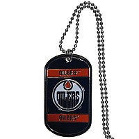 Siskiyou Sports Nhl Edmonton Oilers Tag Necklace 26 Blue