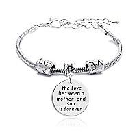 Lauhonmin Mother Daughter Mother Son Grandmother Grandson Granddaughter Charm Bracelets Mom Gifts Mothers Day Mother And Son