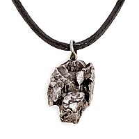 Dancing Bear Authentic Meteorite Pendant Necklace Treasure Chest Box Real Space Rock Educational Card Certificate Of Authen