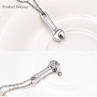 Shajwo Cremation Wrench Urn Necklace Ashes Jewelry For Women Men Keepsake Pendant Memorial Locket Ash Holder