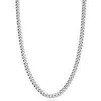 Miabella Italian Solid 925 Sterling Silver 35Mm Diamond Cut Cuban Link Curb Chain Necklace For Women Men Made In Italy Length