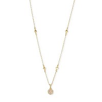 Kendra Scott Nola Pendant Necklace For Women Fashion Jewelry Goldplated Iridescent Drusy