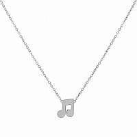 Note Symbol High Polished Pendant Necklaces By Dobbi Variety Of Colors Available