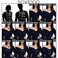 Savlano 925 Sterling Silver 4Mm Italian Solid Figaro Link Chain Necklace With Gift Box For Men Women Made In Italy 24 4Mm