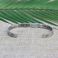 Joycuff Mothers Day From Daughter Son For Mom Jewelry Birthday Gifts For Mom Inspirational Cuff Bracelets For Mom Christmas Bir