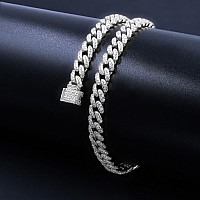 Alpine 925 Sterling Silver 8Mm Cz Cuban 9211841