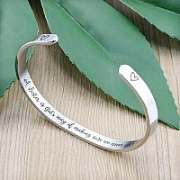 Memgift A Sister Is Gods Way Of Making Sure We Never Walk Alone Cuff Bracelets Gifts For Women Birthday Christmas Graduation Gi