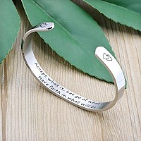 Memgift Accept What Is Let Go Of What Was Have Faith In What Will Be Christian Faith Cuff Bracelets Gifts For Women Mothers Day